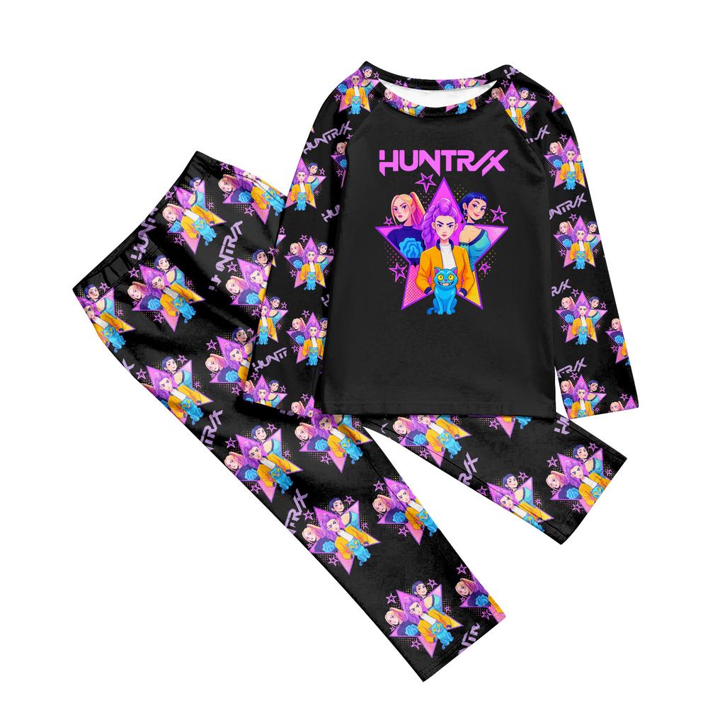 Мультяшный принт с буквами, семейный комплект с длинным рукавом, костюм родитель-ребенок, домашний костюм, осень