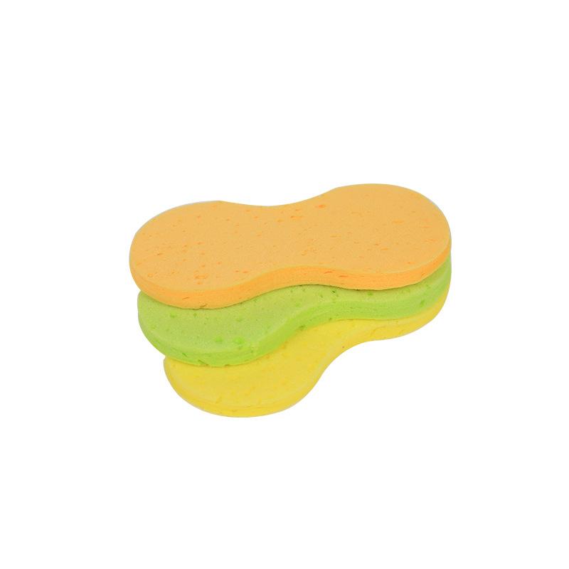 Губка для мойки автомобиля, Вакуумно сжатый большой губчатый блок в форме пчелиных сот, Губка высокой плотности для воскования и полировки автомобиля