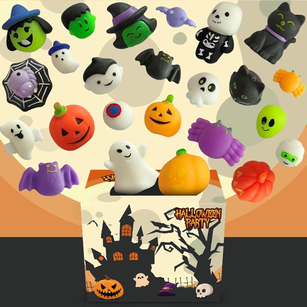 Halloween Pumpkin Squeeze Toy Portable Pocket Fidget For Kids Teens Adults, Stress Relief And Study Concentration