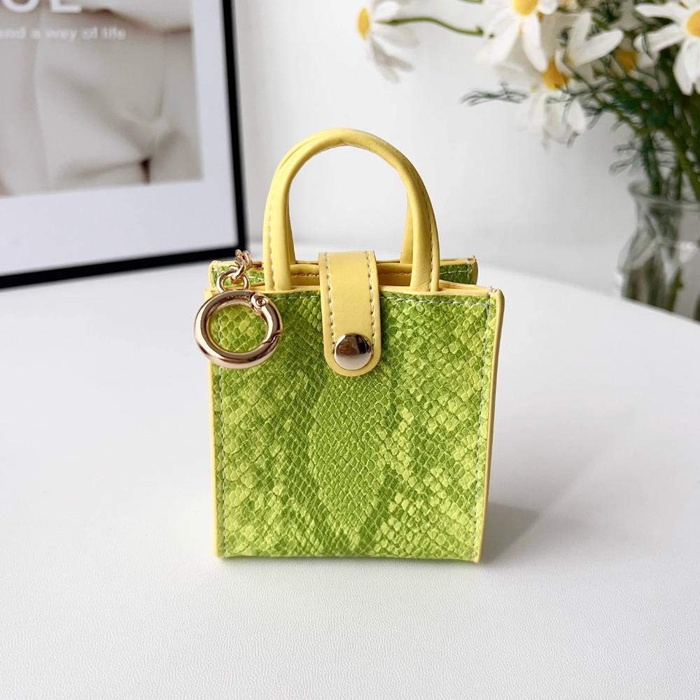 Бренд тренда легкой роскоши Сумка-кроссбоди на шнурке-змейке Кожаный чехол для беспроводных Bluetooth-наушников для Airpods 4 3 2 1 Pro 1 2 Ударопрочный чехол