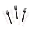 100Pcs Clear Transparent Forks For Party Sticks Picks Skewer Set Fruit Forks