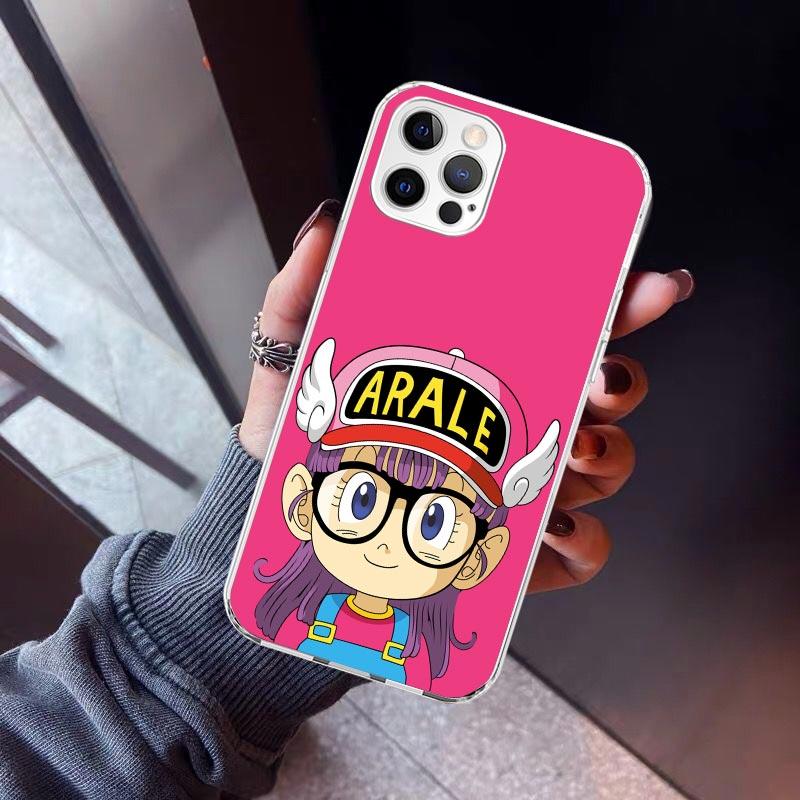 Arale Dr Slump Phone Case For iPhone 17 Air 11 13 Mini 14 15 Plus 16 12 Pro Max 16E SE 7 8 Pattern Soft TPU Back Cover 17 Air 1