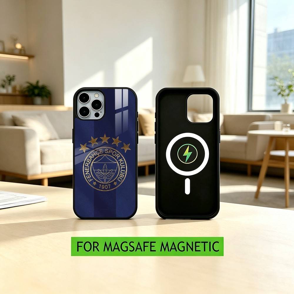 F-f Fenerbahce-E T-turkey-PC Чехол для телефона для iPhone17,16,15,14,13,12,11 Plus,Pro Магнитный для Magsafe Беспроводная зарядка