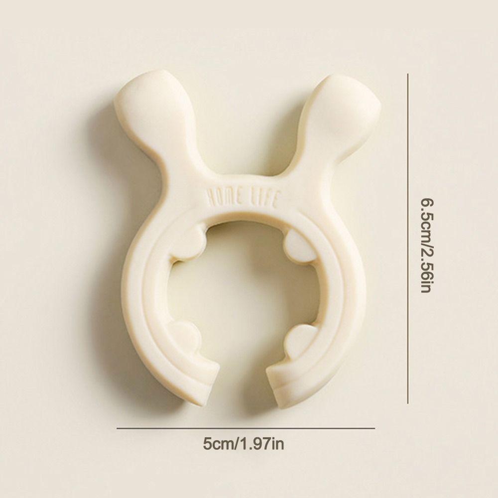 High Temperature Resistance Silicone Spatula Rack Anti Overflow Pot Clip for Kitchen Gadget