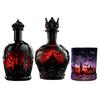 Halloween Whiskey Bottle Gothic Magic Potion Style Glass Whiskey Decanter Bottle for Collectors Dad Husband Gifts Holiday Bar Decor
