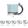 4-in-1 Adjustable Measuring Cup, Multi-Functional Measuring Cup with Scraper-Style Seal Base, Space-Saving Easy to Clean No Waste Design, Multi Measur