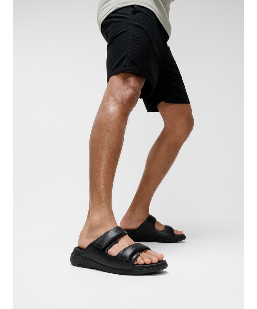 Fitflop Мужские Шлепанцы F-Mode Go с Регулируемой Двухполосной Пряжкой - Черные (Ft61K1D015)