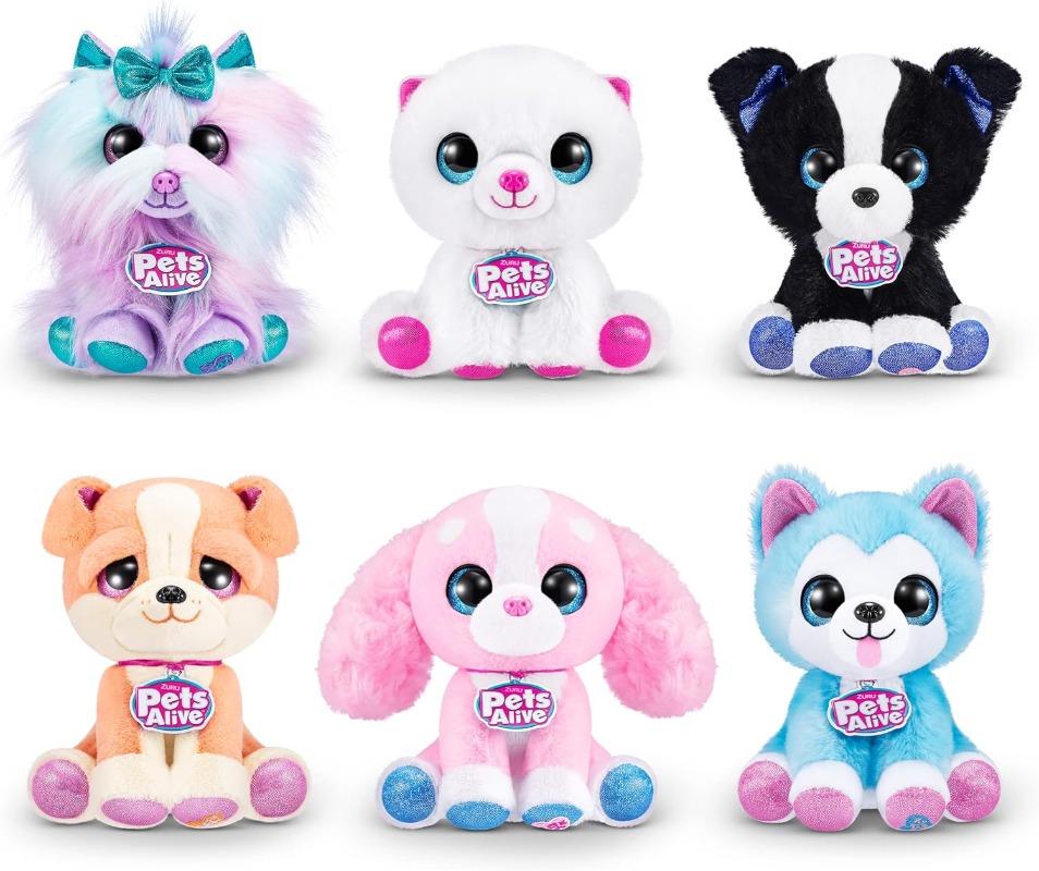 New Surprise Doll Pets Alive Pet Shop Surprise S3 Puppy Rescue Pomeranian  ZURU Puppy Plush Electronic Speak and Repeat