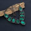 Малахитовое ожерелье, Ювелирные изделия из драгоценных камней, обернутые медной проволокой 999 пробы, Ожерелье ручной работы, Удивительные украшения, Подарок для нее