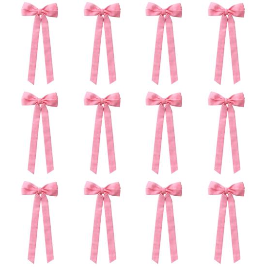 12 шт. Рождественские бархатные банты, деревенские винтажные бархатные ленточные банты для DIY поделок, упаковки подарков, гирлянды для елки, венка, рождественского украшения