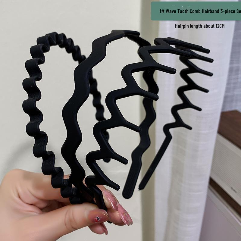 Женский нескользящий обруч для волос цвета молочного кофе: Универсальная повязка на голову и зажим для фиксации в дороге