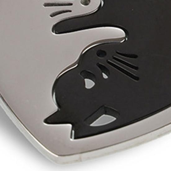 Yousheng 1 Pair Couple Matching Necklaces Heart Pendant Love Symbol Electroplated Alloy Anniversary Valentines Day Gift Neck Jewelry