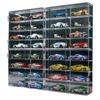 1Pc Dustproof Acrylic Hotwheels Car Model Toy 1:64 Display Box Cabinet Rack