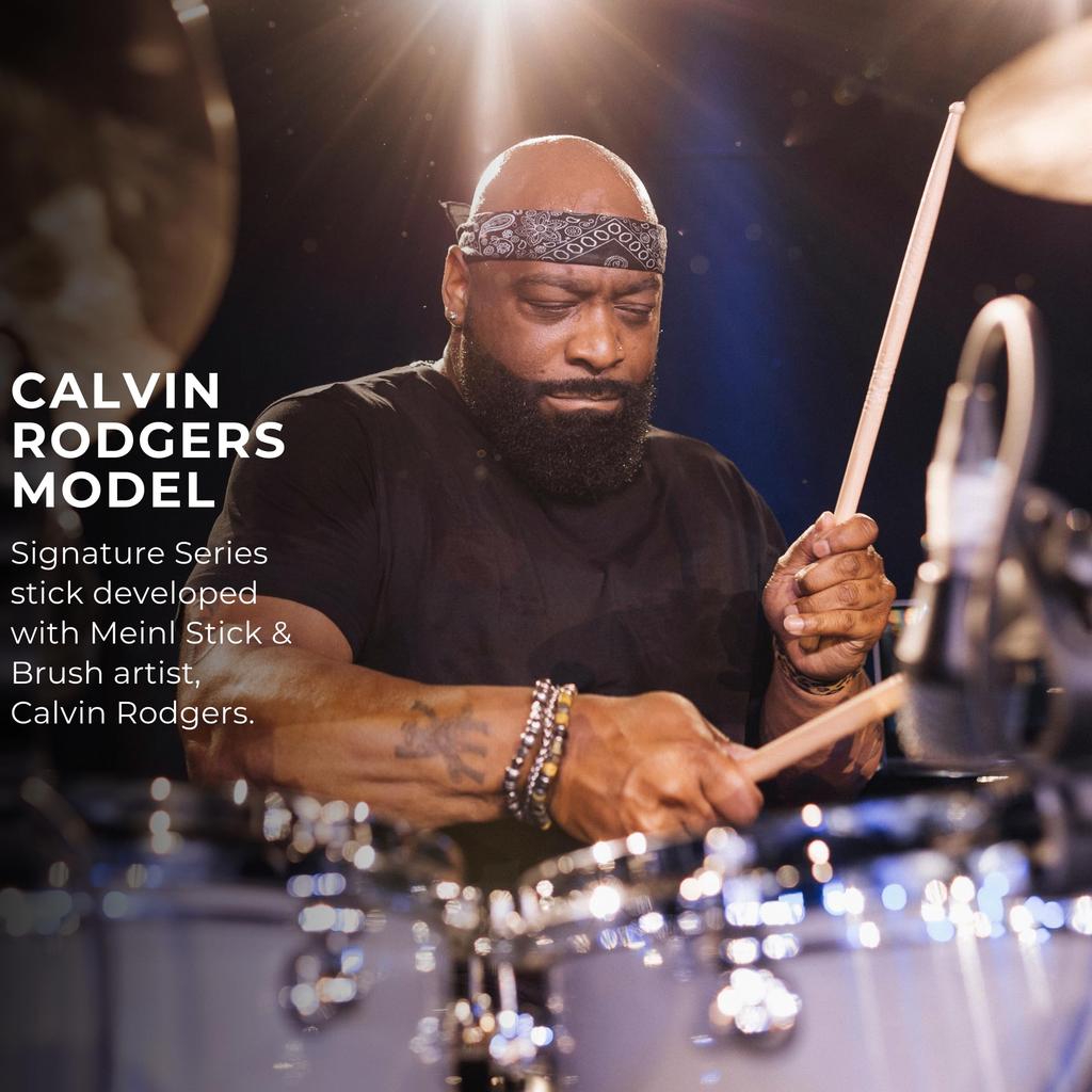 Кисть MEINL Stick Meinl Drumstick Signature Model Calvin Rodgers Hickory Round Tip SB601 x & (419 14,2 мм) []