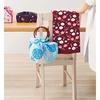 Miyamoto-Towel Made Japan Furoshiki Okami-san no Kofuroshiki 5050cm Striped Houndstooth 30045