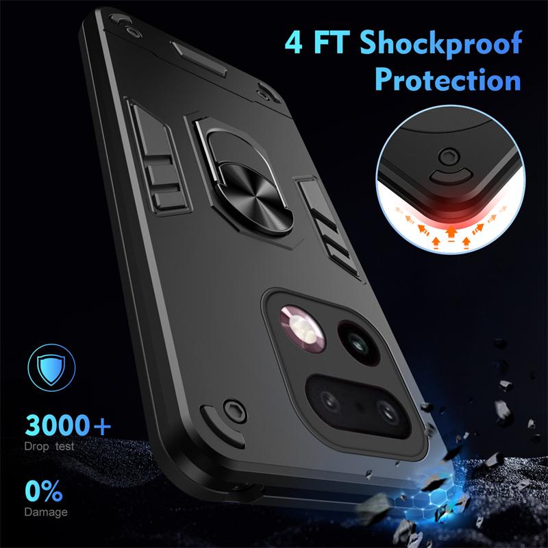Чехол Военного Класса для Realme 16 Pro Pro+ Plus 5G Защитная Крышка Ударопрочный Держатель-Кольцо Чехлы Coque