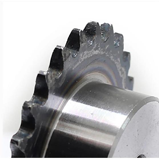 1Pcs 31-45 Tooth 25H 04C Precision 2 Points Sprocket Chain Gear 45# Steel 8mm-15mm Bore Industrial Transmission Sprocket Wheel