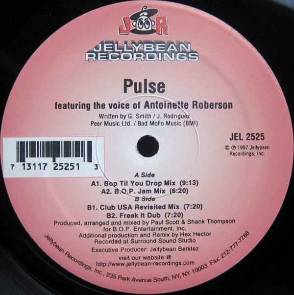 12inch Record PULSE - Shadows Of The Past JEL2525 Jellybean Recor 1997 US Dance & Electronica Used