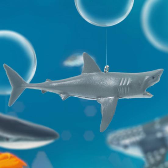 Mini Shark Simulated Floating Whales Aquarium Ornaments Realistic Floating Cartoon Figurines Odorless Fish Tank Decoration Vibrant Colors Miniature