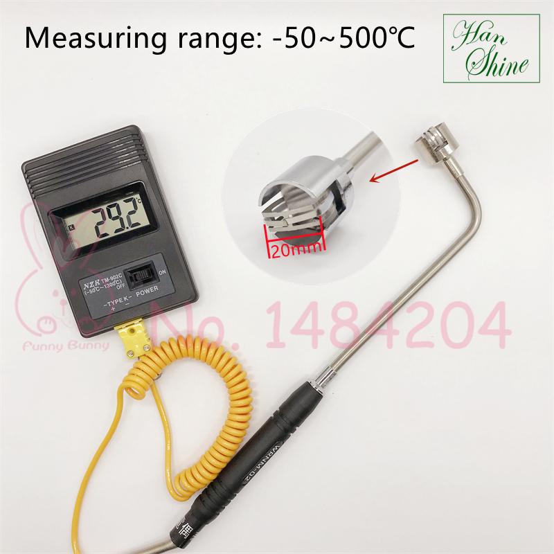 Handheld Digital Thermometer Type K Thermocouple -50~1300 °C Temperature Measuring Meter 902C