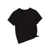 European sizes Girls'  Short Sleeve T-Shirt - Soft Round Neck Casual Summer Blouse Top with Random Print Patterns
