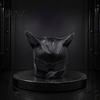 Breathable Halloween Face Mask Catw Woman Mask, Black Cat Eye Costume Soft Latex Detailed Cosplay Accessory Leather for Masquerade Superhero