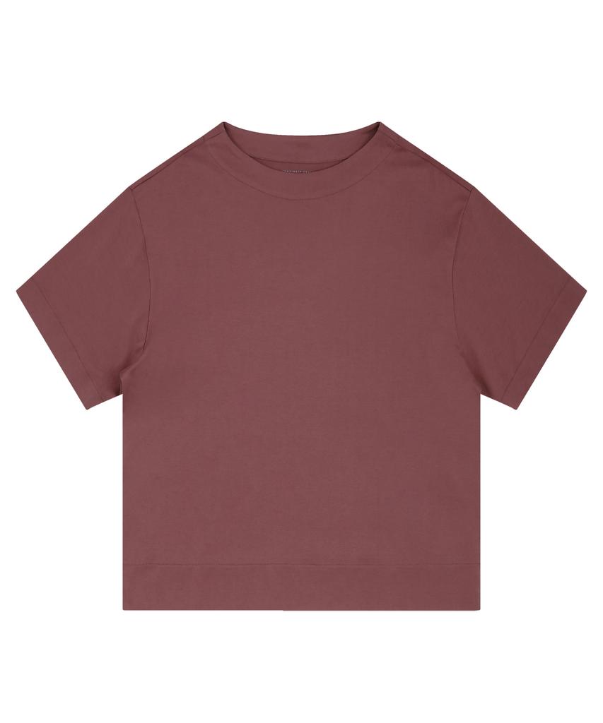 YJACK W_Boat Neck Oversized T-Shirt (180Gsm) Ljt1066