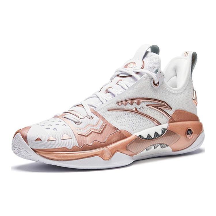 Anta Мужские кроссовки Kyrie Irving x Shock Wave 5 Pro Finals Белое золото 112331111-3
