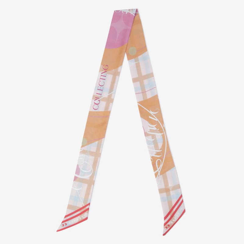 CC collect silk printed twilly scarf CO_C254PHA002