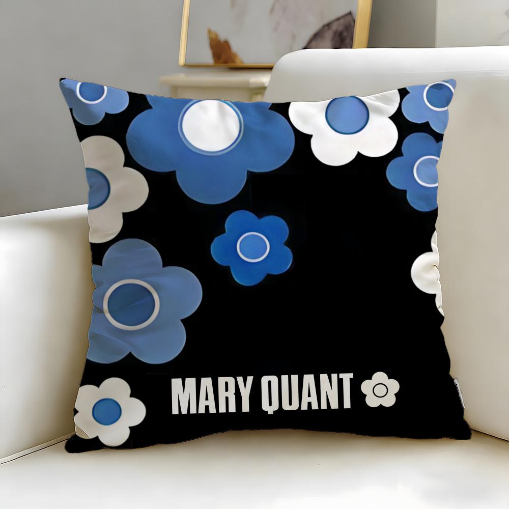 classic fashion designer Mary Quant Cushion Cover Soft  EasyWash Pillow Case  Versatile for Couch Bed Travel and Office