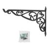 Outdoor Hanging Bracket Black Iron Multifunctional Decorative Plant Hanger for Bird Feeder Lantern