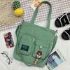 Canvas Bag Personalized Messenger Bag Female Student Campus Handbag Casual Fashion Shoulder Bag