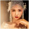 Shiny Beaded Hat Handmade Head Chain Exotic Headband  Party