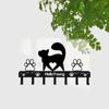 1 шт. вешалка для кошек Iron Art Metal Paw, 7 крючков, поводок, ключ, настенная вешалка, держатель, органайзер, вешалка для полотенец, стойка для хранения