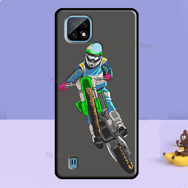 Moto Cross Motorcycle Sports For Realme GT Neo 5 10 11 Pro Plus C55 C35 C33 C31 C30 C21Y OnePlus 11 Nord CE 2 Lite Case