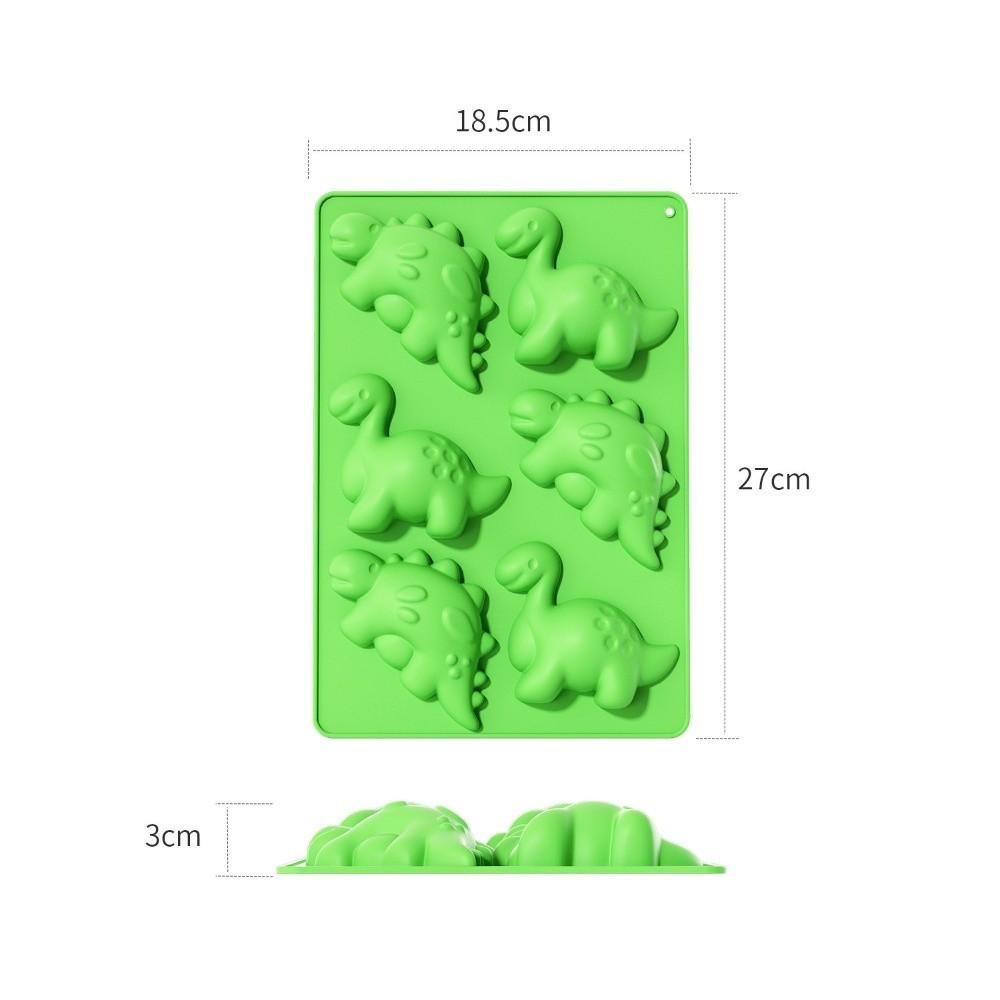Cute Cartoon Chocolate Frog Mold No-Stick Baking Molds High Quality Dinosaur Molds Baking Dessert