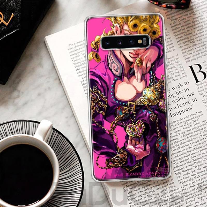 Чехол JoJo Adventure Giorno Giovanna для Samsung Galaxy S8 S9 Plus S10 Lite Note 8 9 10 Pro 20 Ultra S7 Edge M11 M21 M32 M51 Pri