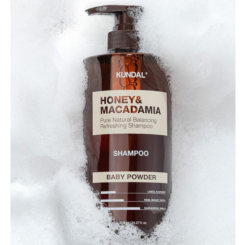 KUNDAL Шампунь с медом и макадамией 500 мл + Бальзам 500 мл Набор Выбор аромата, Популярный корейский набор косметики
