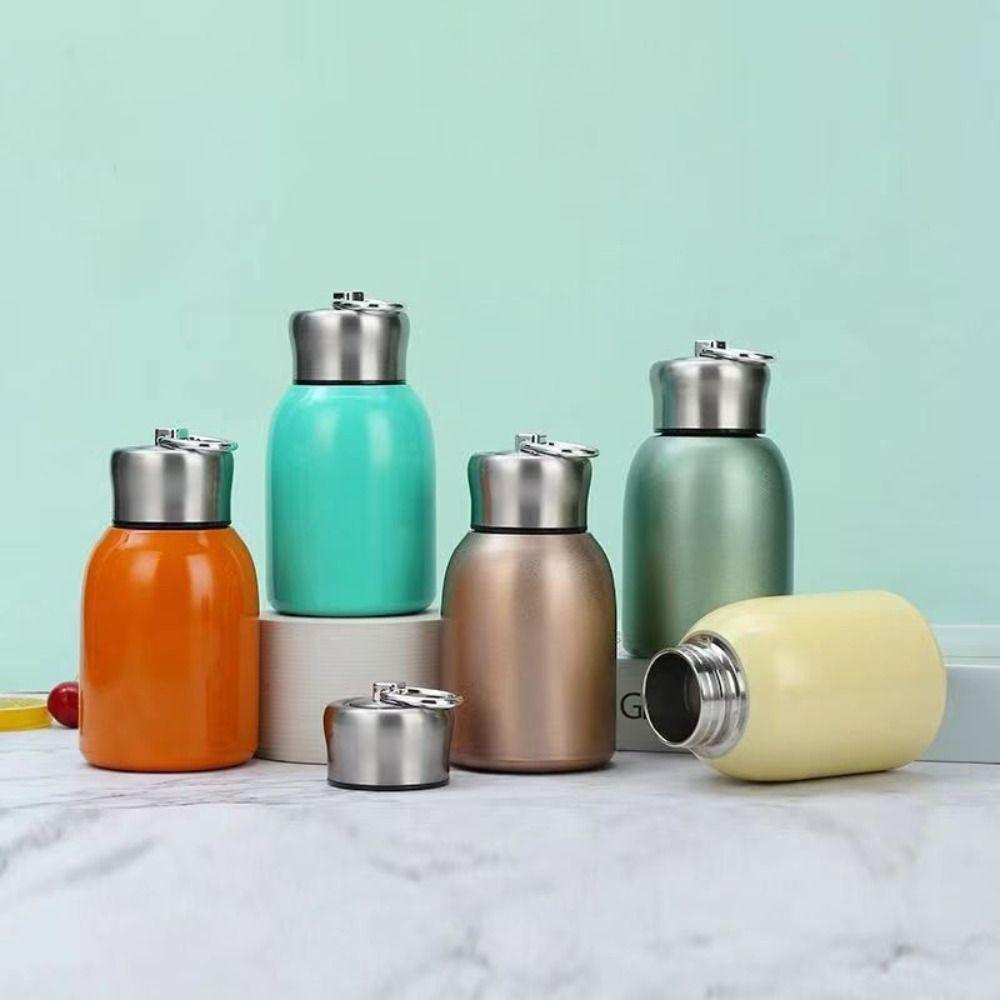 Simple Coffee Mug Lifting Ring Insulated Water Bottle Drinkware Travel Water Bottle  Outdoor Sports