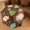 1PC Christmas cookiesAutomatic Open/Close Umbrella with Windproof, 8-Rib Sturdy Canopy, Durable Ribs, Fashionable Design1248A