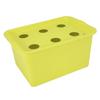 6 Holes Plant Site Hydroponic System Grow Kit Bubble Indoor Outdoor Garden Cabinet Box (Green)