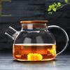 1800ml Glass Cold Water Pitcher with Bamboo Lid