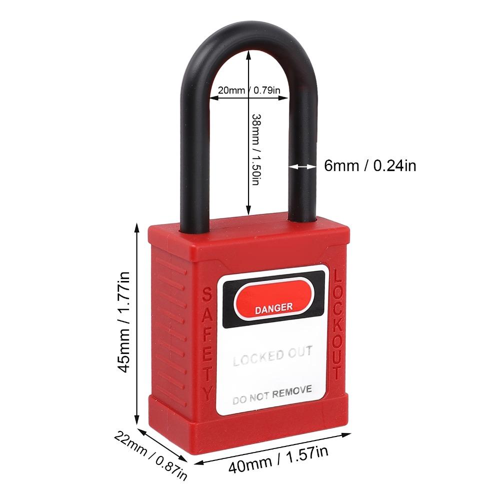 Safe Breaker Lockout Padlock Kit Red Circuit Breaker Lockout Kit Commercial