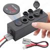 12/24V Multifunctional Power Box Power Socket Control Box with Independent Switch Control for Anderson Plug Connector