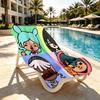 Toca Life world Print Beach Towel Design, Soft, Lightweight. for Home Bathroom, Spa, Pool, Yoga, Surfing, Camping, Gift for Family, Friend