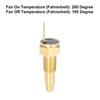 Electric Radiator Coolant Fan Water Temperature Thermostat Switch Temp Sensor Compatible For Quad Motorcycle Accessories