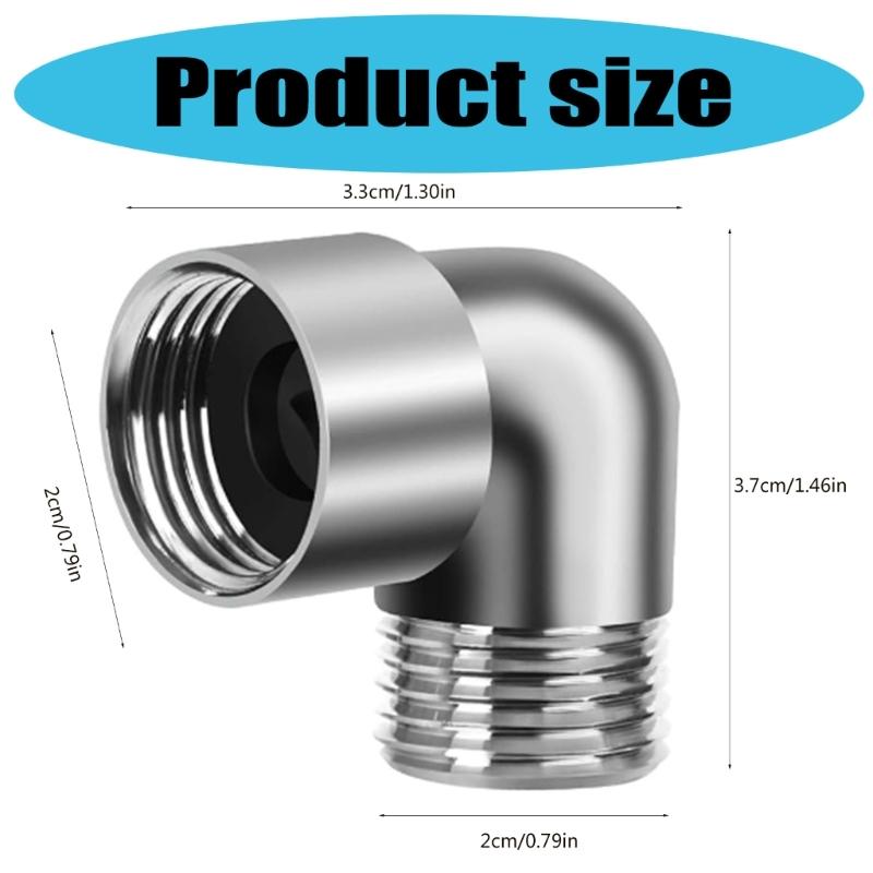 Угловой адаптер 90 градусов для душевой лейки, поворотная головка, регулируемый кронштейн, адаптер для ручного душа, аксессуар для душа