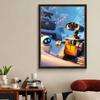 Полная круглая алмазная живопись Wall-e и его друзья Искусство Стразы Картина Мозаика DIY 5D Вышивка крестом Домашнее украшение