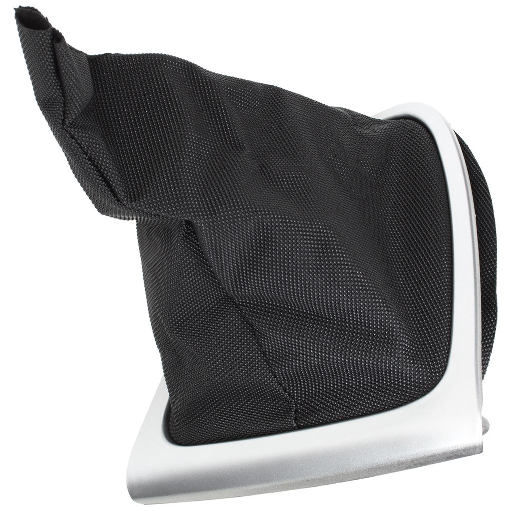 Renault Clio IV 12-20 Gear Shift Lever Protective Boot, Black + Silver Frame