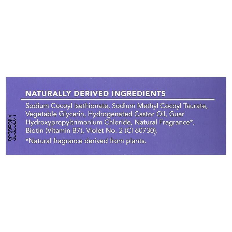 Purple Toning Solid Shampoo Bar, Biotin, Orange Blossom & Jasmine, 3.2 oz (91 g)